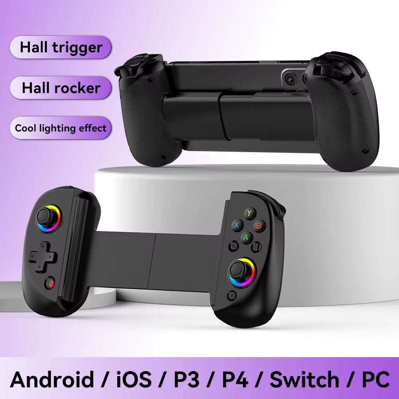 BSP D8 Controlador RGB Inalámbrico para Tablet: Joystick Bluetooth para Switch, P3, P4, Android y iOS