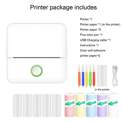 Mini Impresora Portátil Sin Tinta